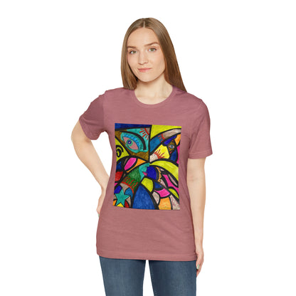 Abstract - Unisex Jersey Short Sleeve Tee