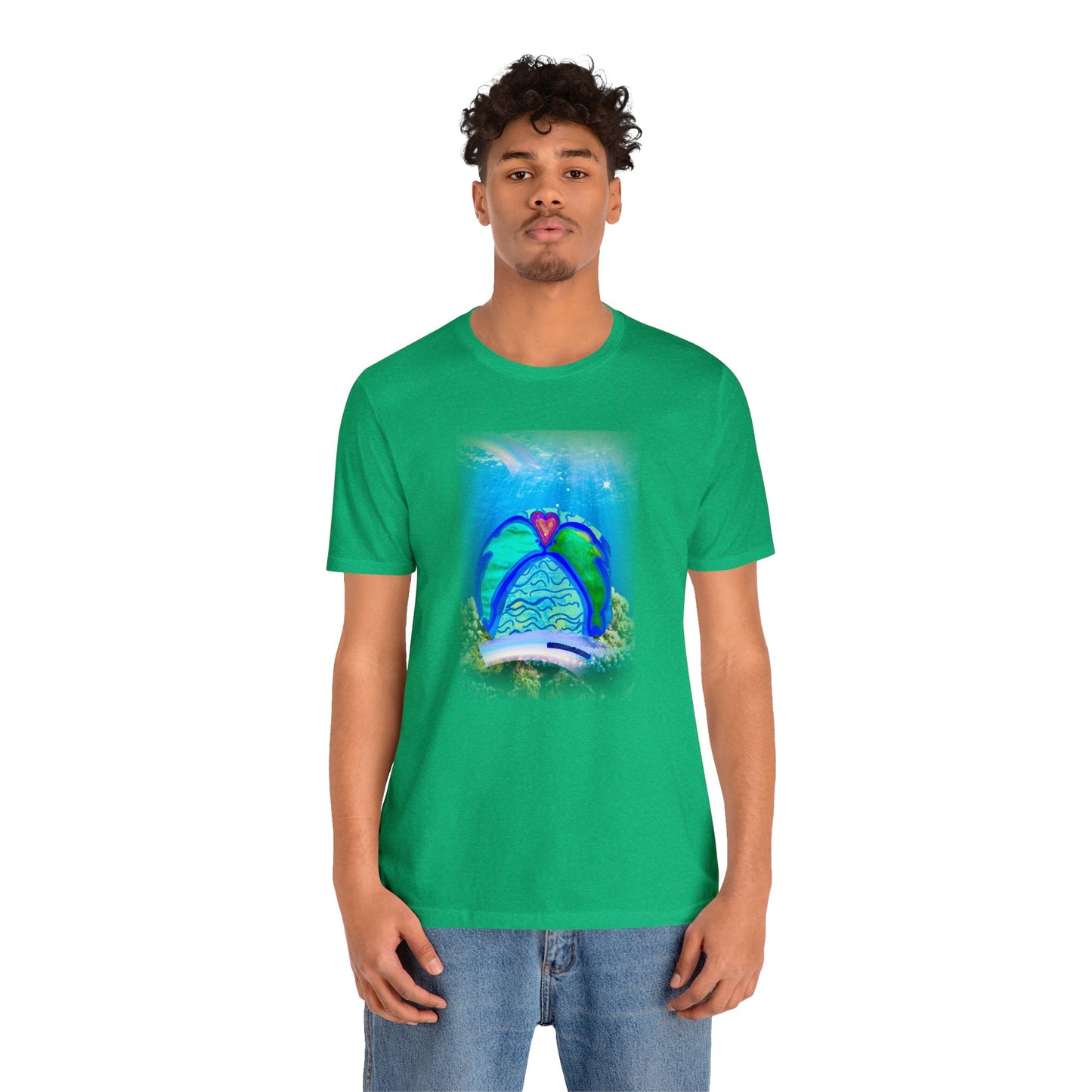 dolphin - Unisex Jersey Short Sleeve Tee