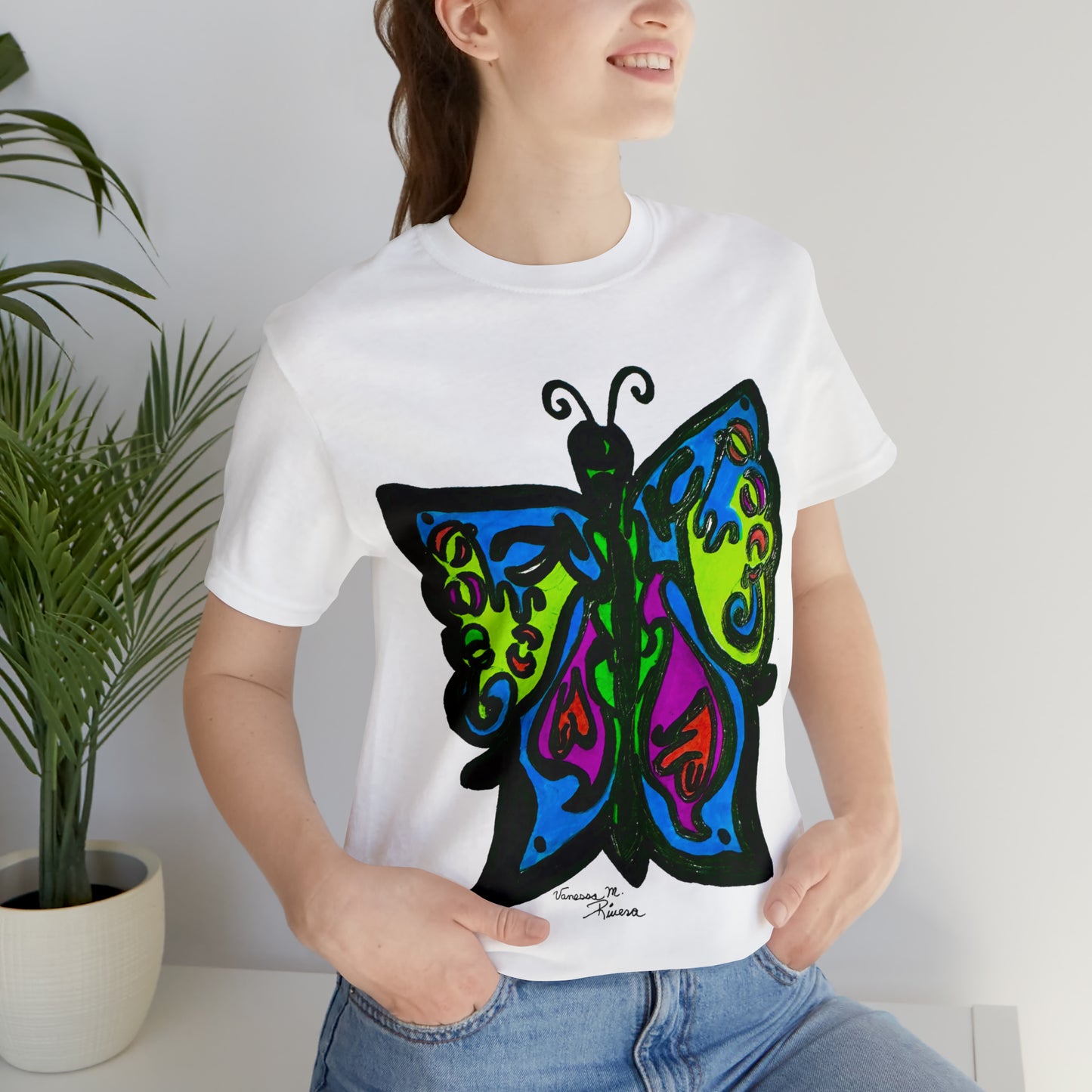 Butterfly - Unisex Jersey Short Sleeve Tee