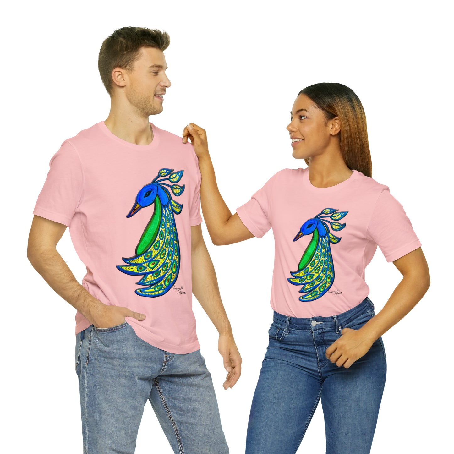 Peacock - Unisex Jersey Short Sleeve Tee