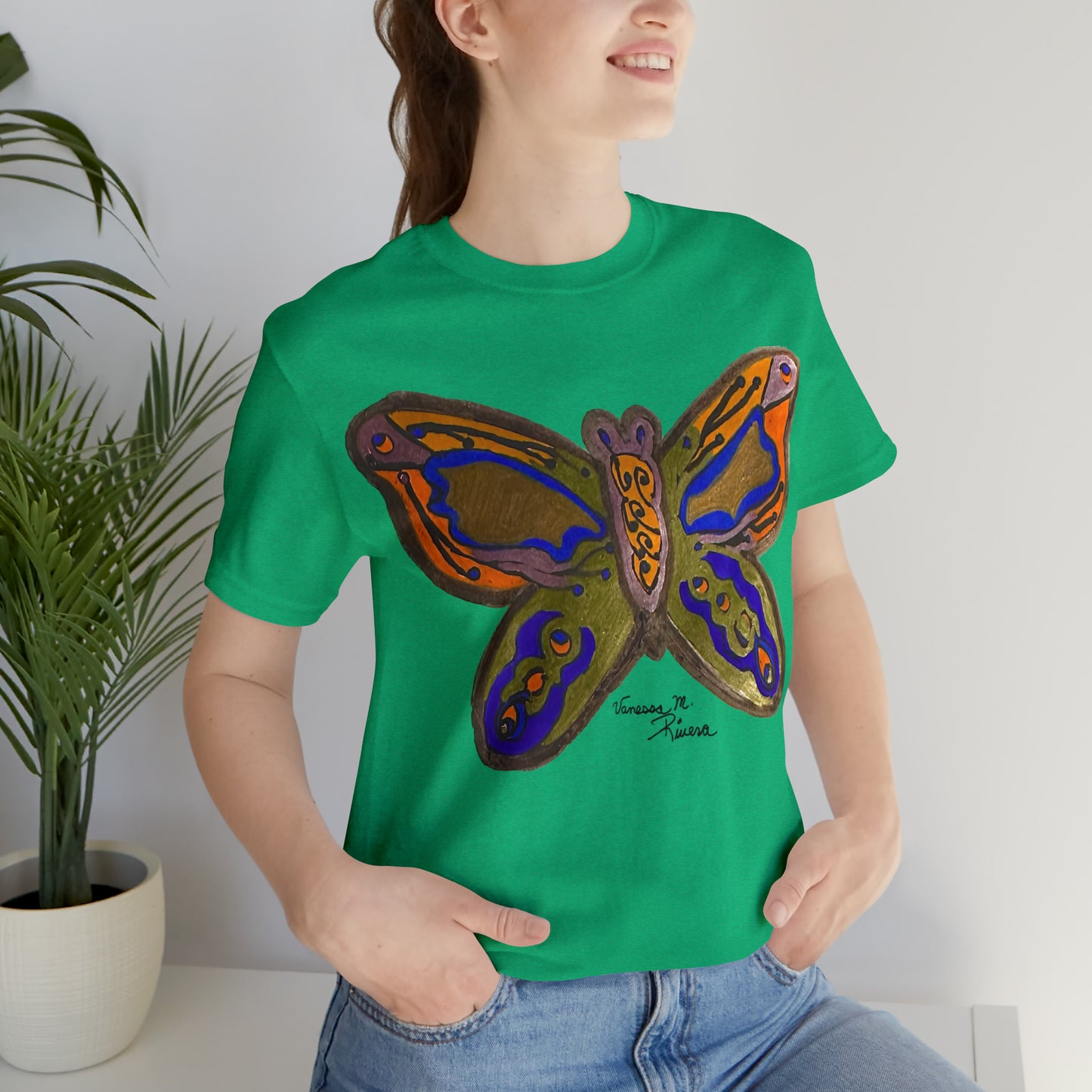 Butterfly - Unisex Jersey Short Sleeve Tee