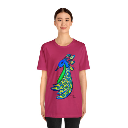 Peacock - Unisex Jersey Short Sleeve Tee