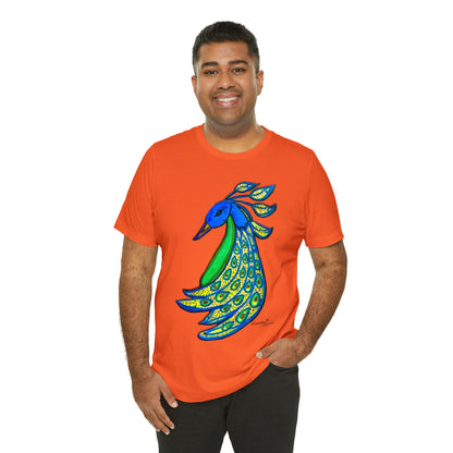 Peacock - Unisex Jersey Short Sleeve Tee