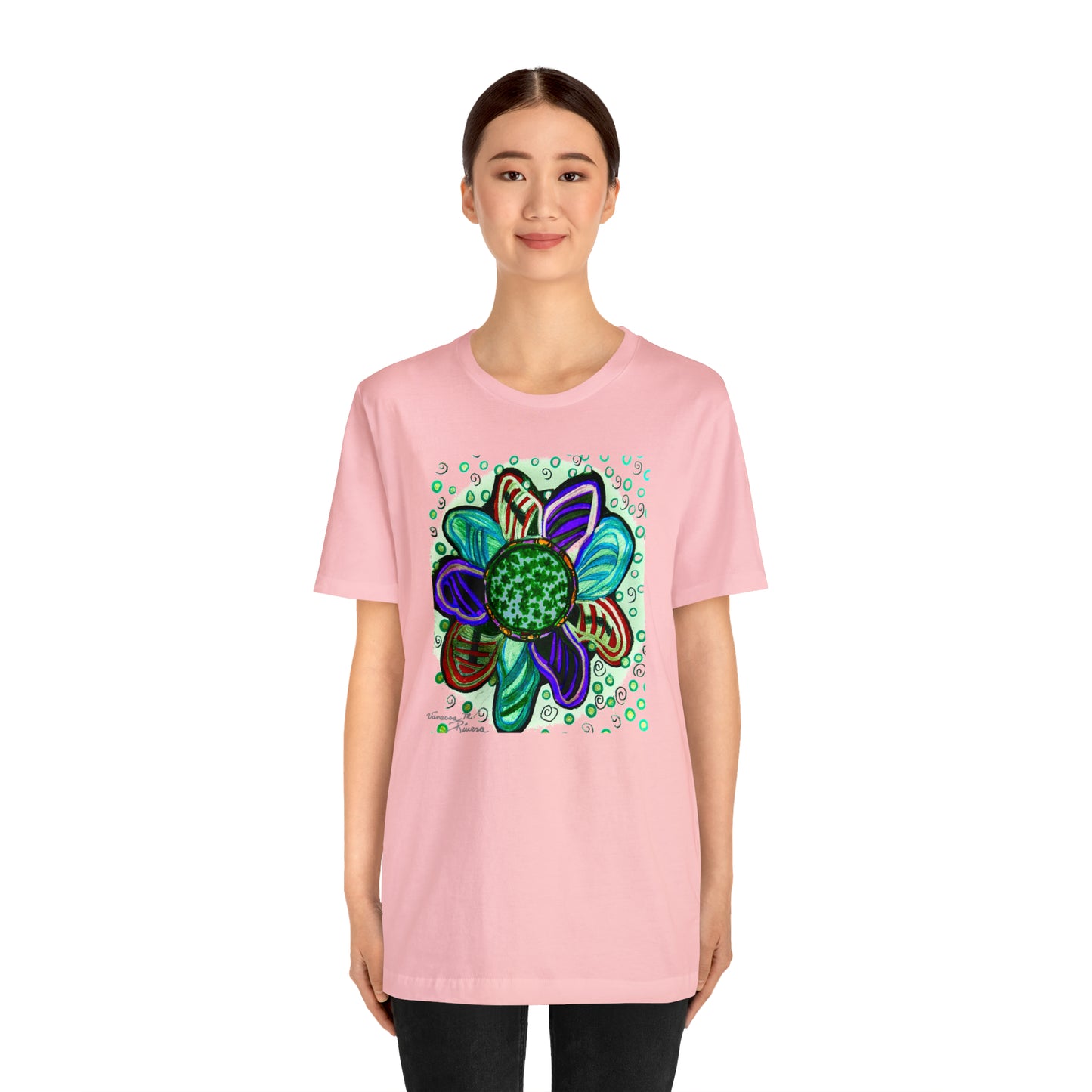 flower - Unisex Jersey Short Sleeve Tee