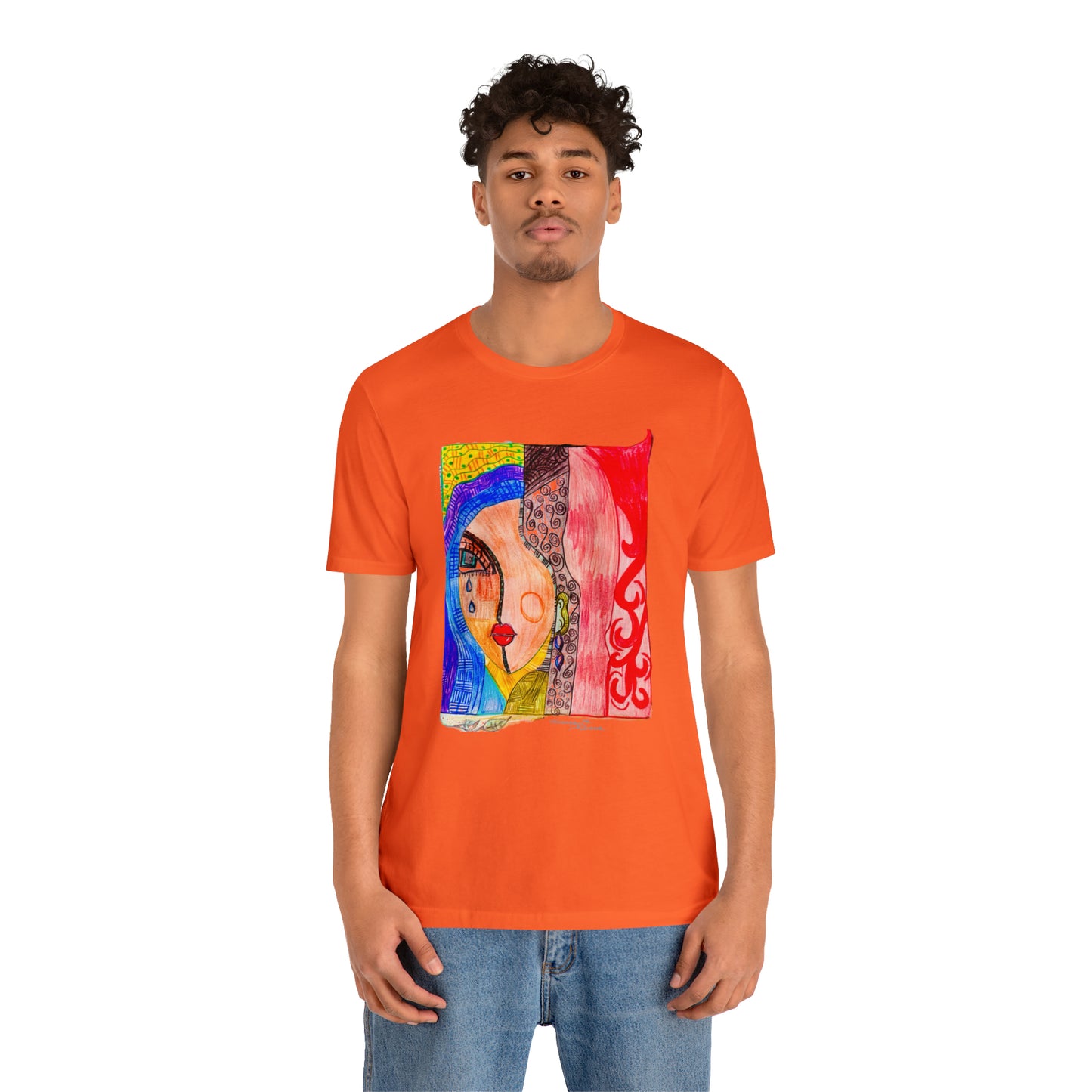 face - Unisex Jersey Short Sleeve Tee