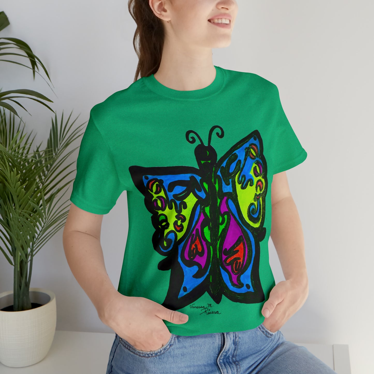 Butterfly - Unisex Jersey Short Sleeve Tee