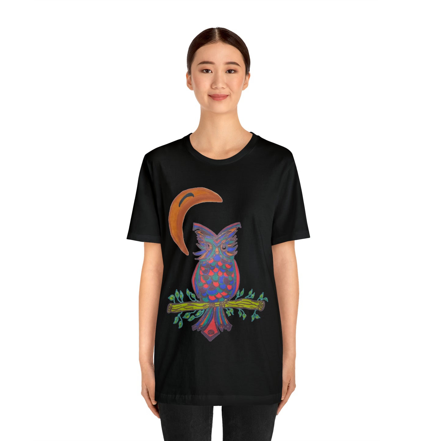 Owl - Unisex Jersey Short Sleeve Tee