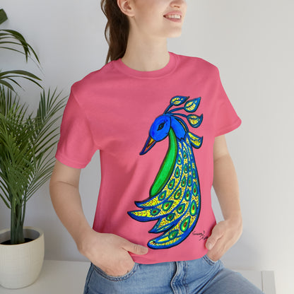 Peacock - Unisex Jersey Short Sleeve Tee