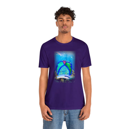 dolphin - Unisex Jersey Short Sleeve Tee