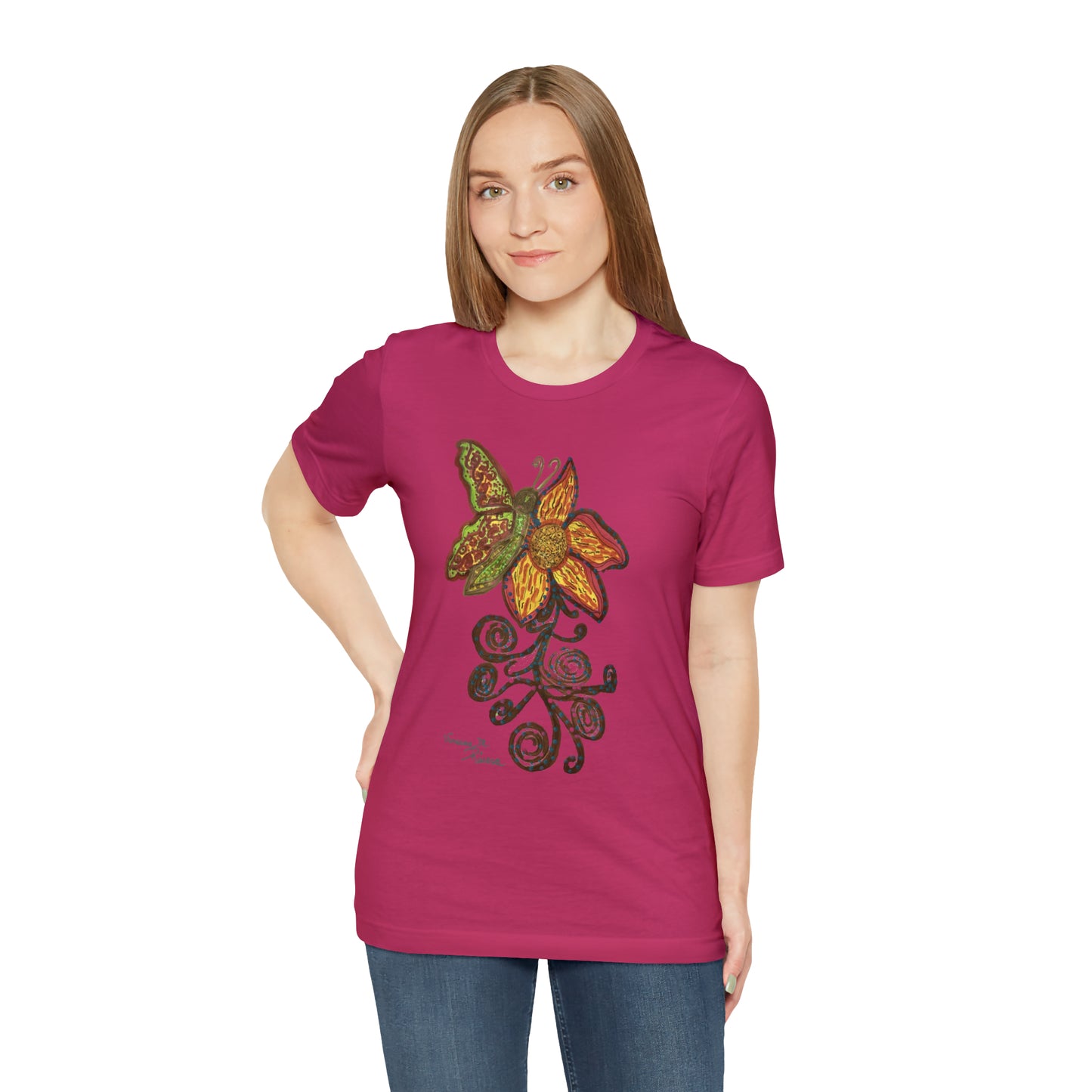 Butterfly - Unisex Jersey Short Sleeve Tee