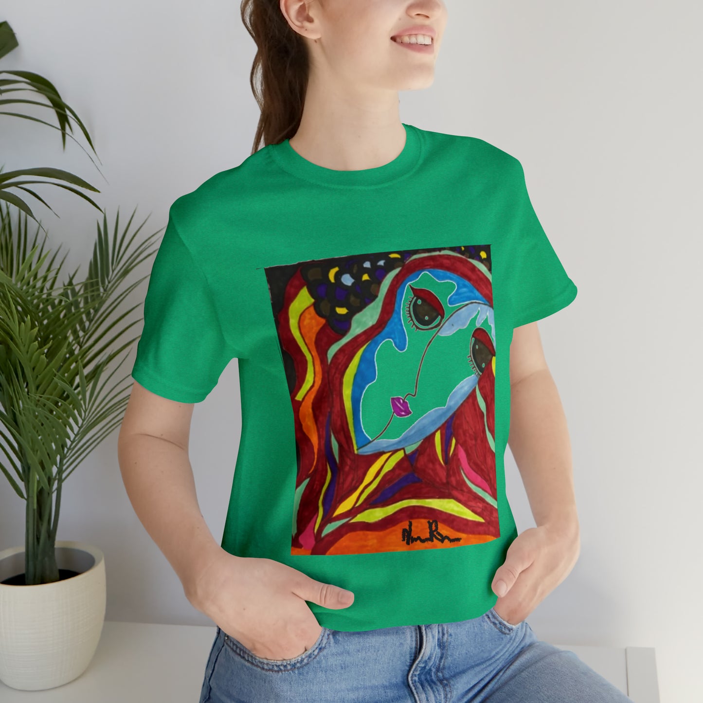 Face - Unisex Jersey Short Sleeve Tee