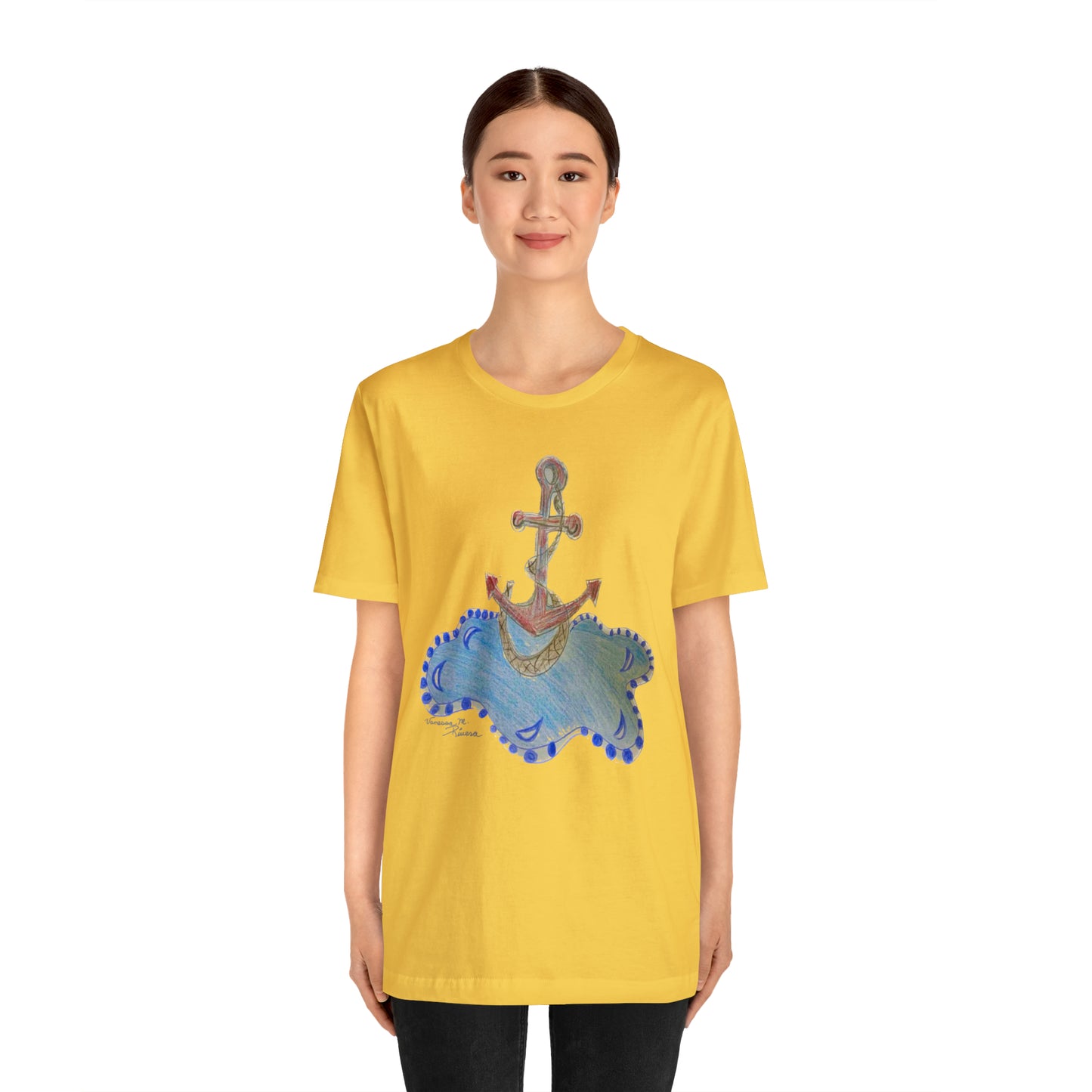 Anchor - Unisex Jersey Short Sleeve Tee