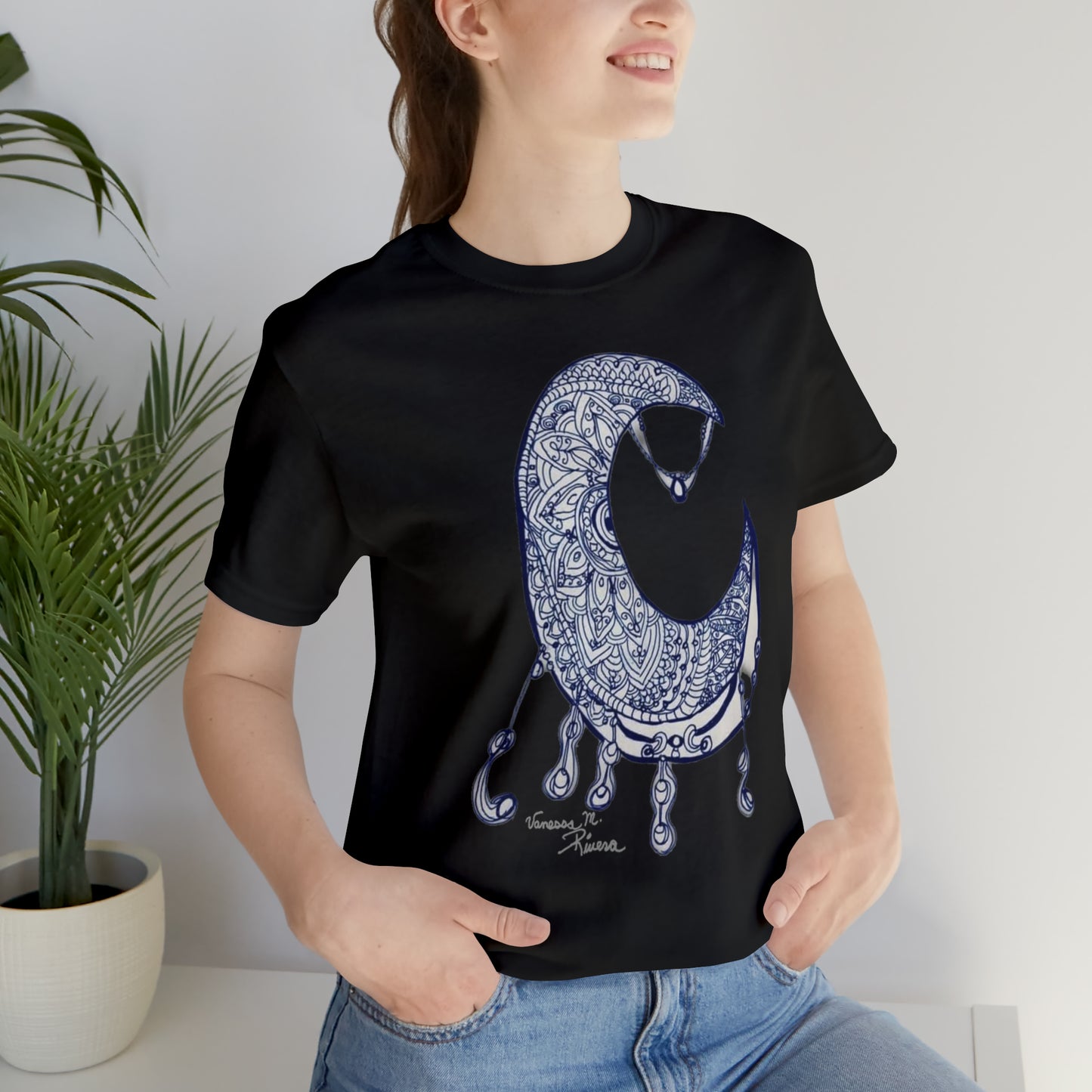 Moon - Unisex Jersey Short Sleeve Tee