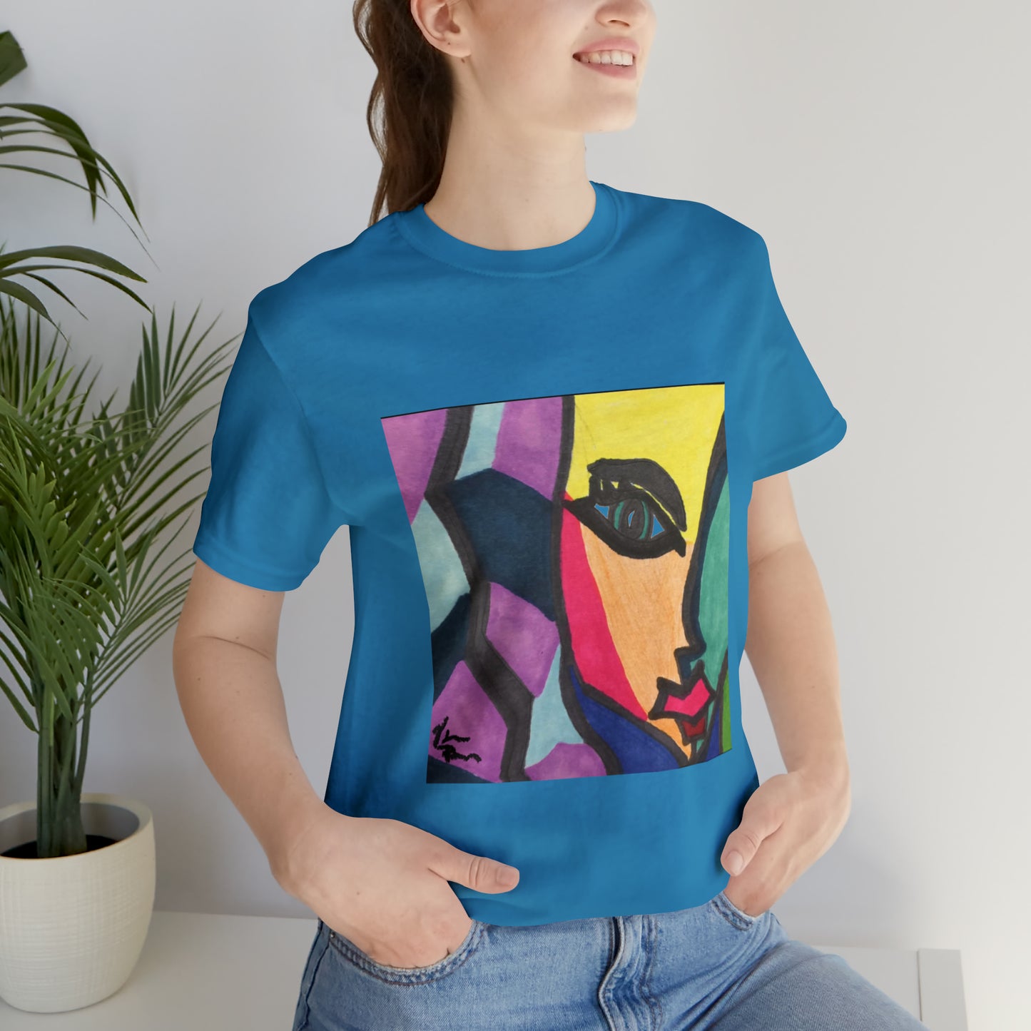 Face - Unisex Jersey Short Sleeve Tee