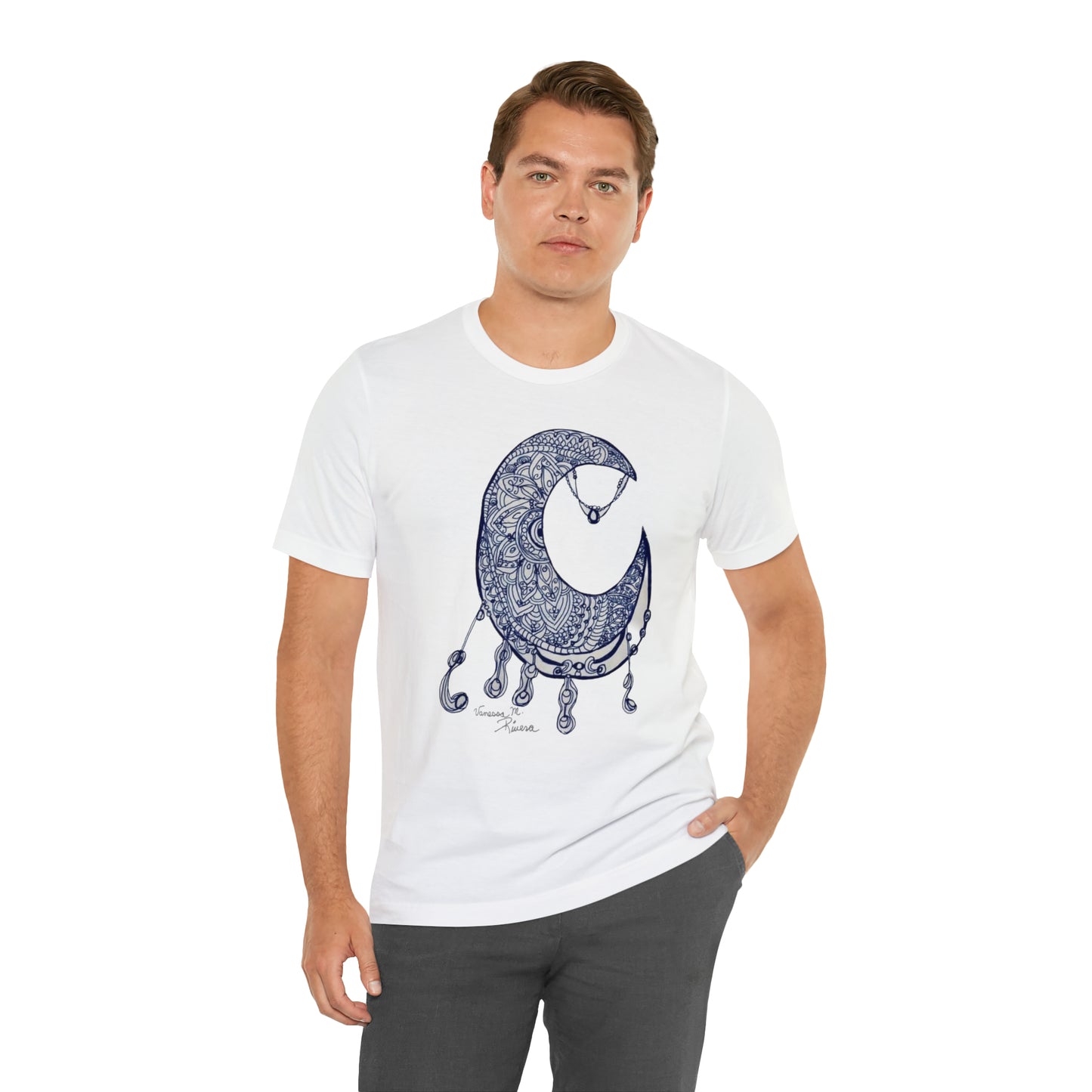 Moon - Unisex Jersey Short Sleeve Tee