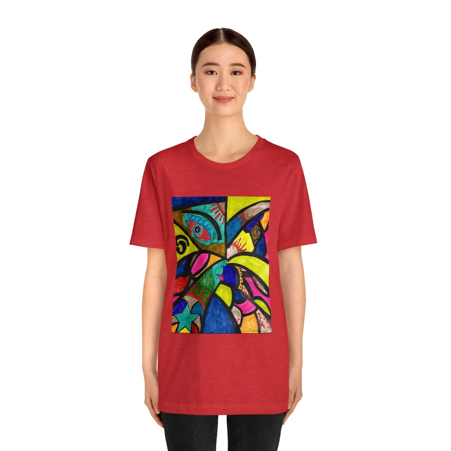 Abstract - Unisex Jersey Short Sleeve Tee