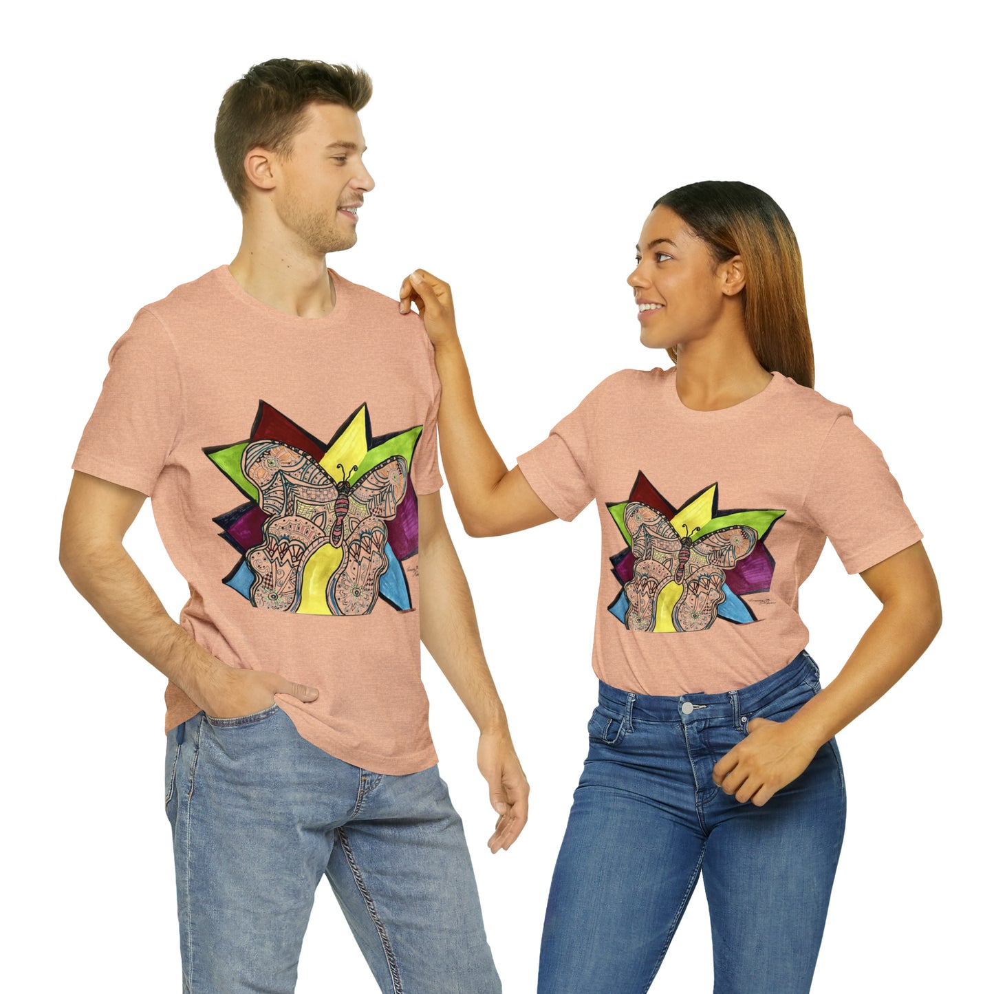 Butterfly - Unisex Jersey Short Sleeve Tee