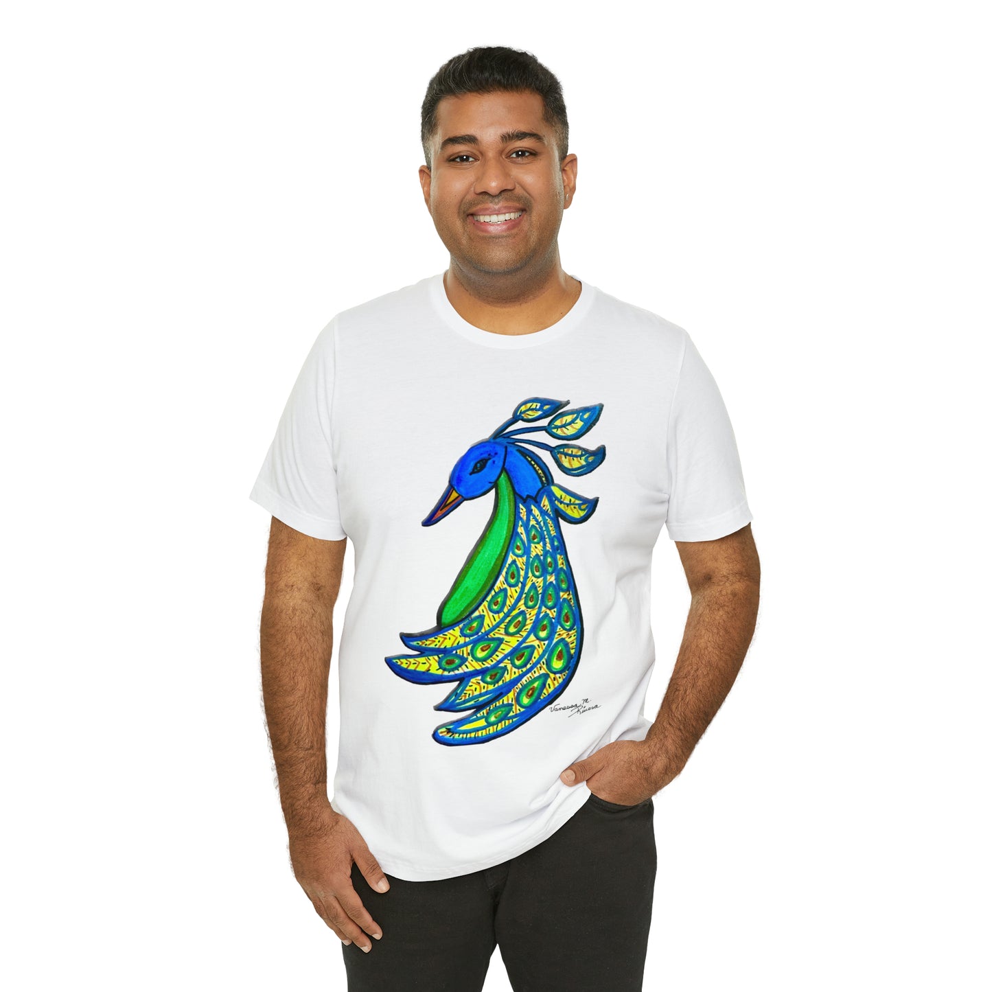 Peacock - Unisex Jersey Short Sleeve Tee