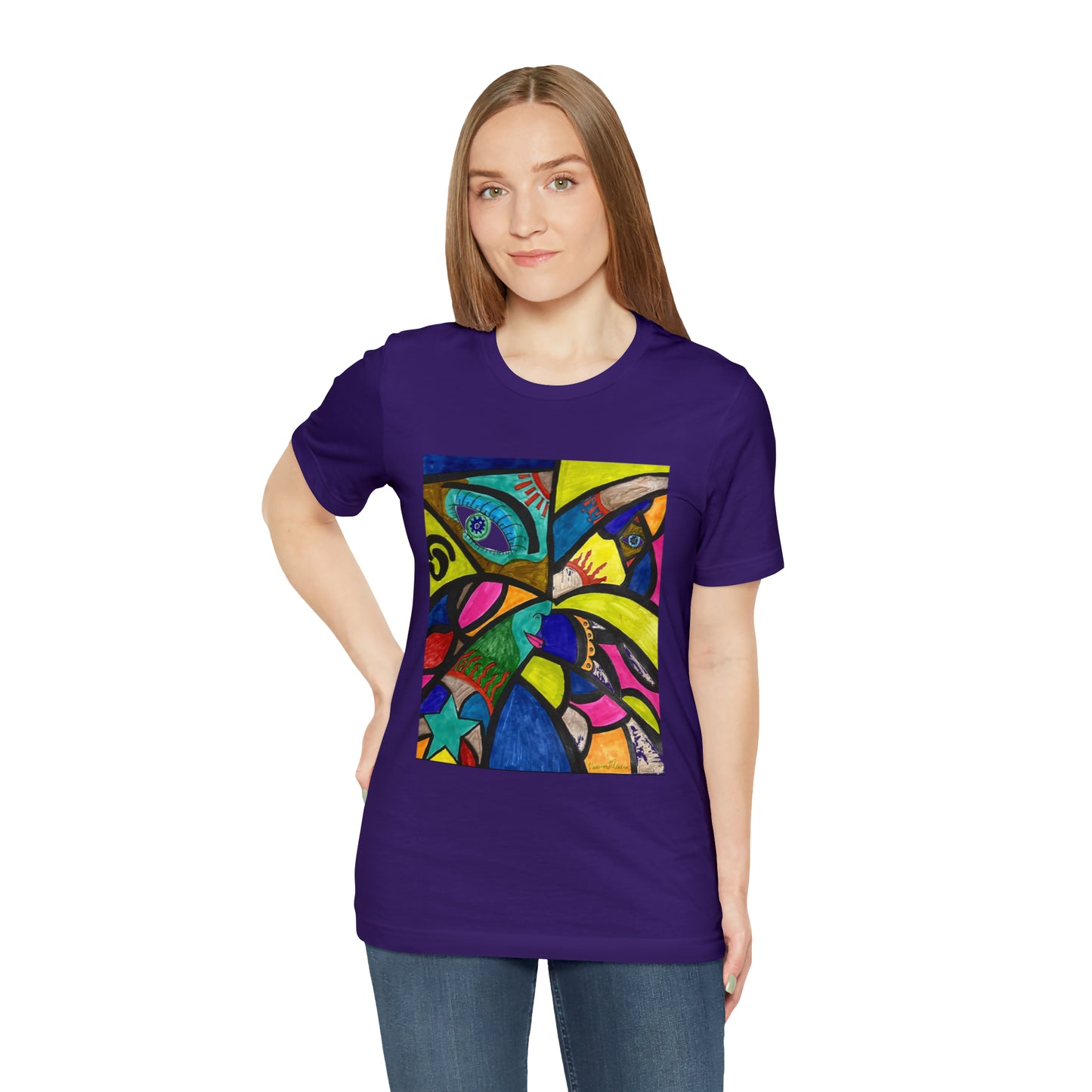 Abstract - Unisex Jersey Short Sleeve Tee