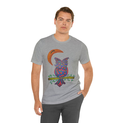 Owl - Unisex Jersey Short Sleeve Tee