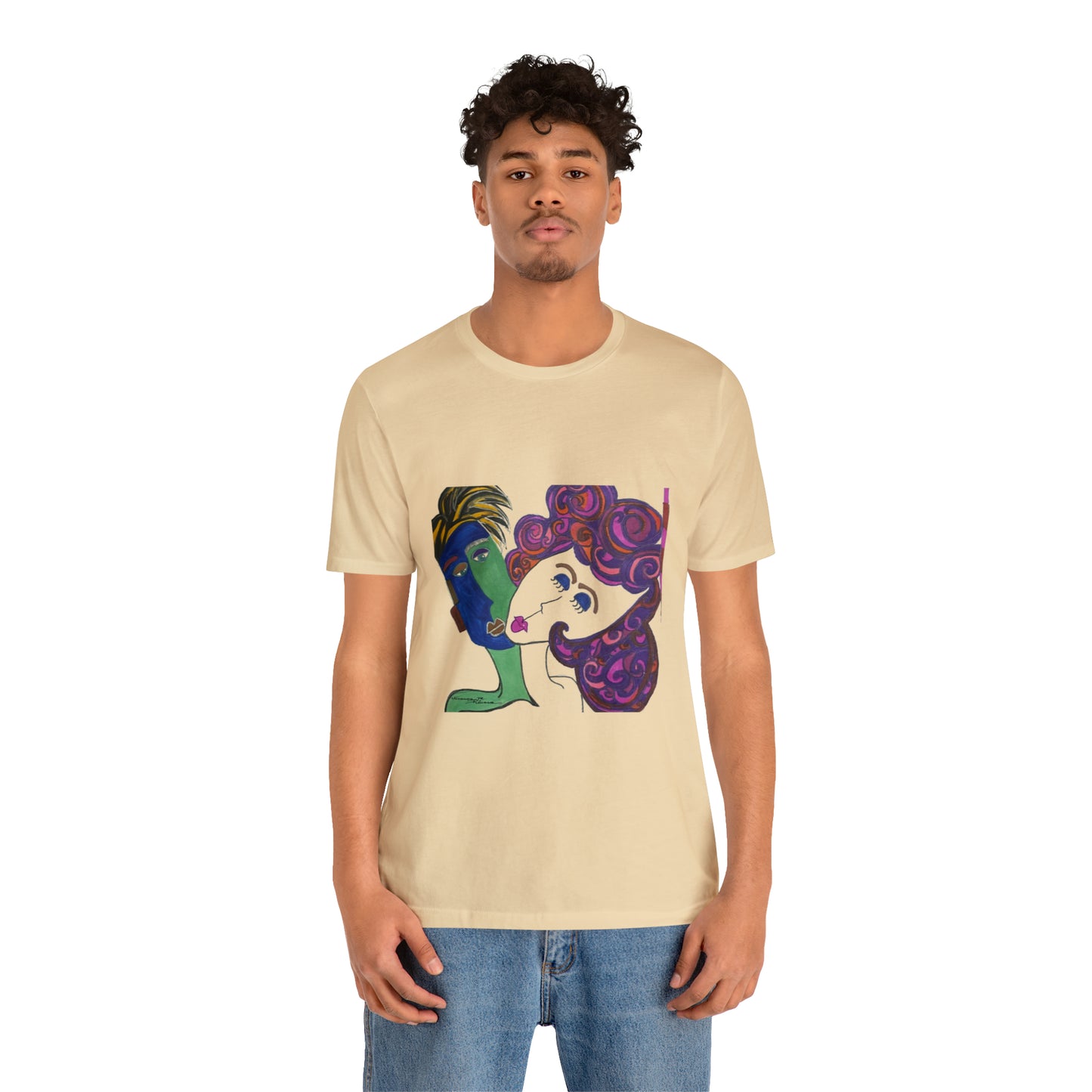 Faces - Unisex Jersey Short Sleeve Tee