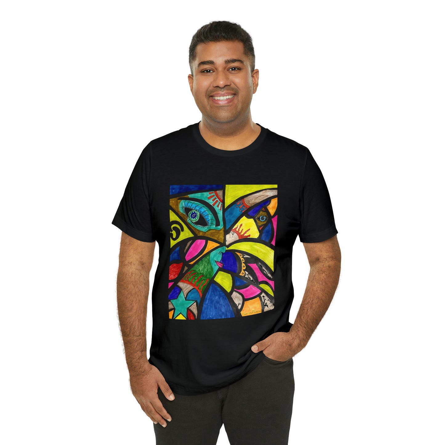 Abstract - Unisex Jersey Short Sleeve Tee