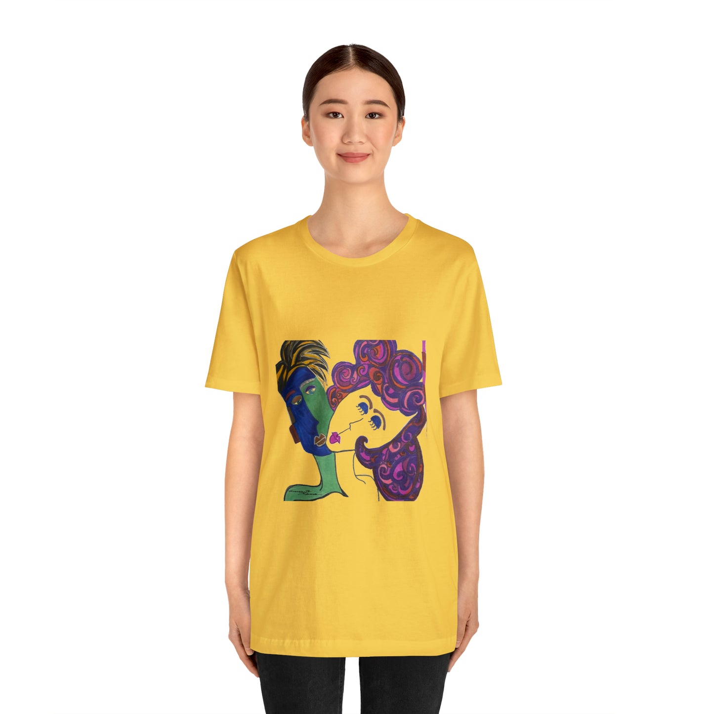 Faces - Unisex Jersey Short Sleeve Tee