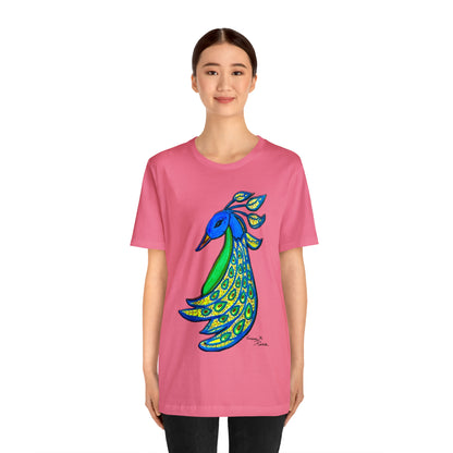 Peacock - Unisex Jersey Short Sleeve Tee