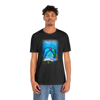 dolphin - Unisex Jersey Short Sleeve Tee