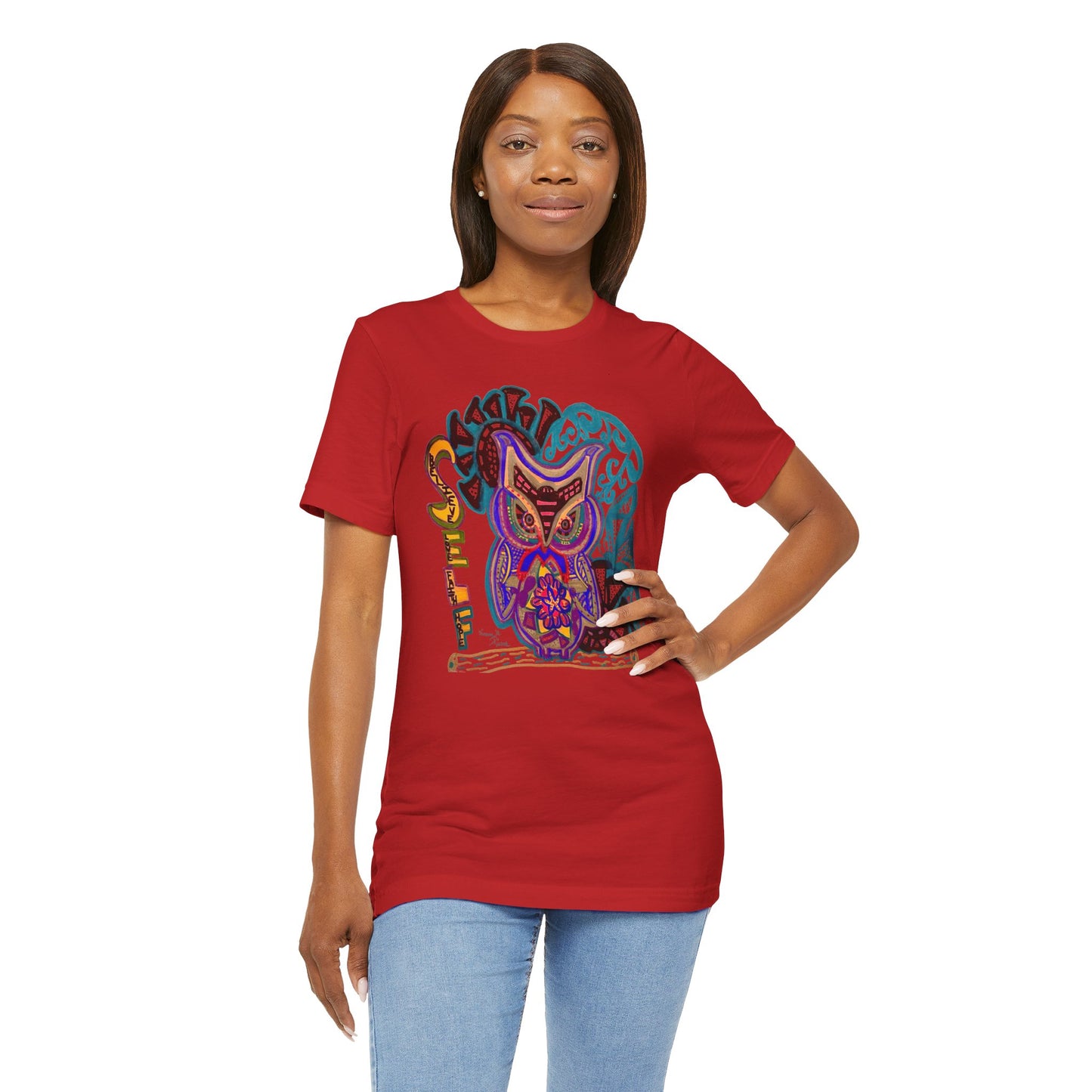 Owl - Unisex Jersey Short Sleeve Tee