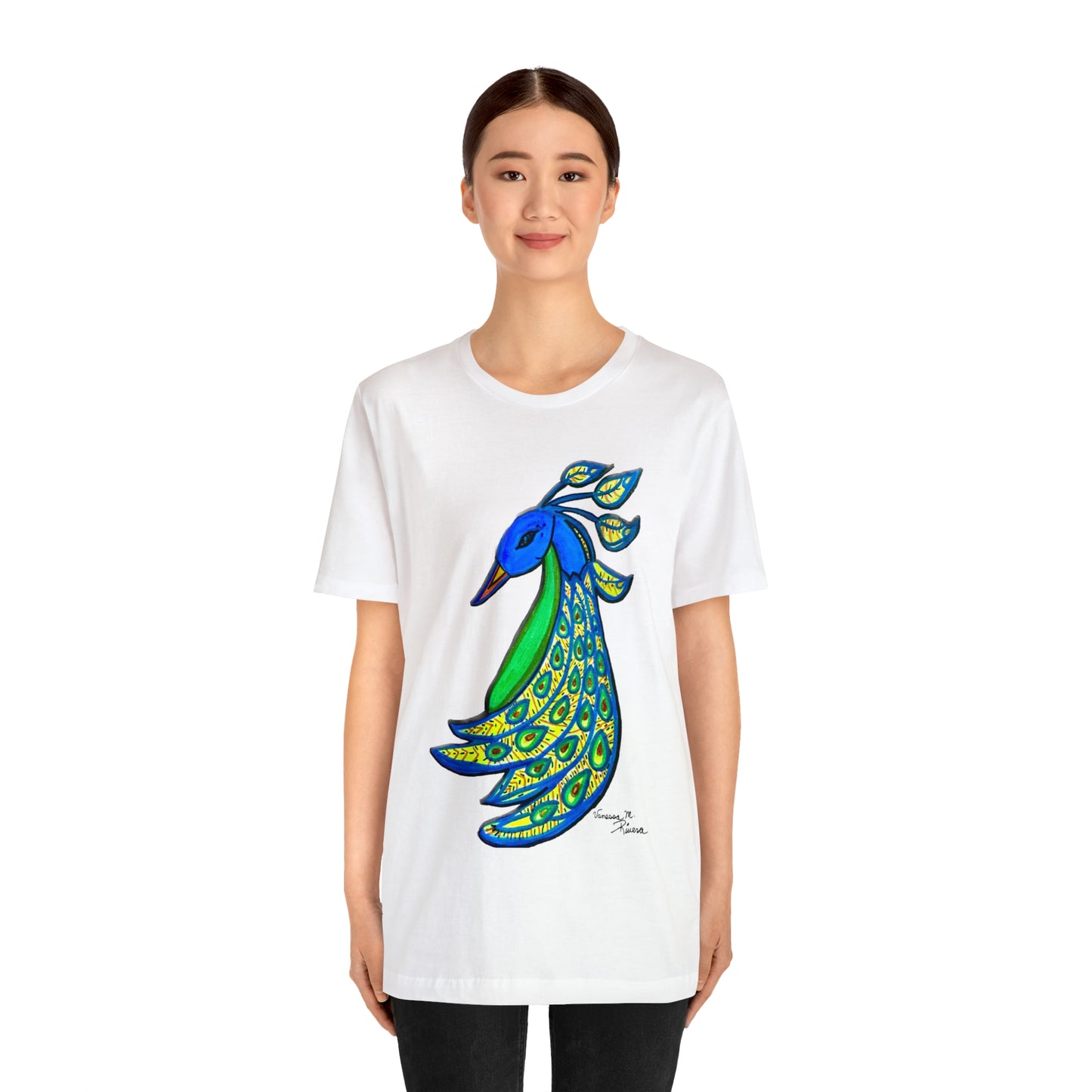 Peacock - Unisex Jersey Short Sleeve Tee