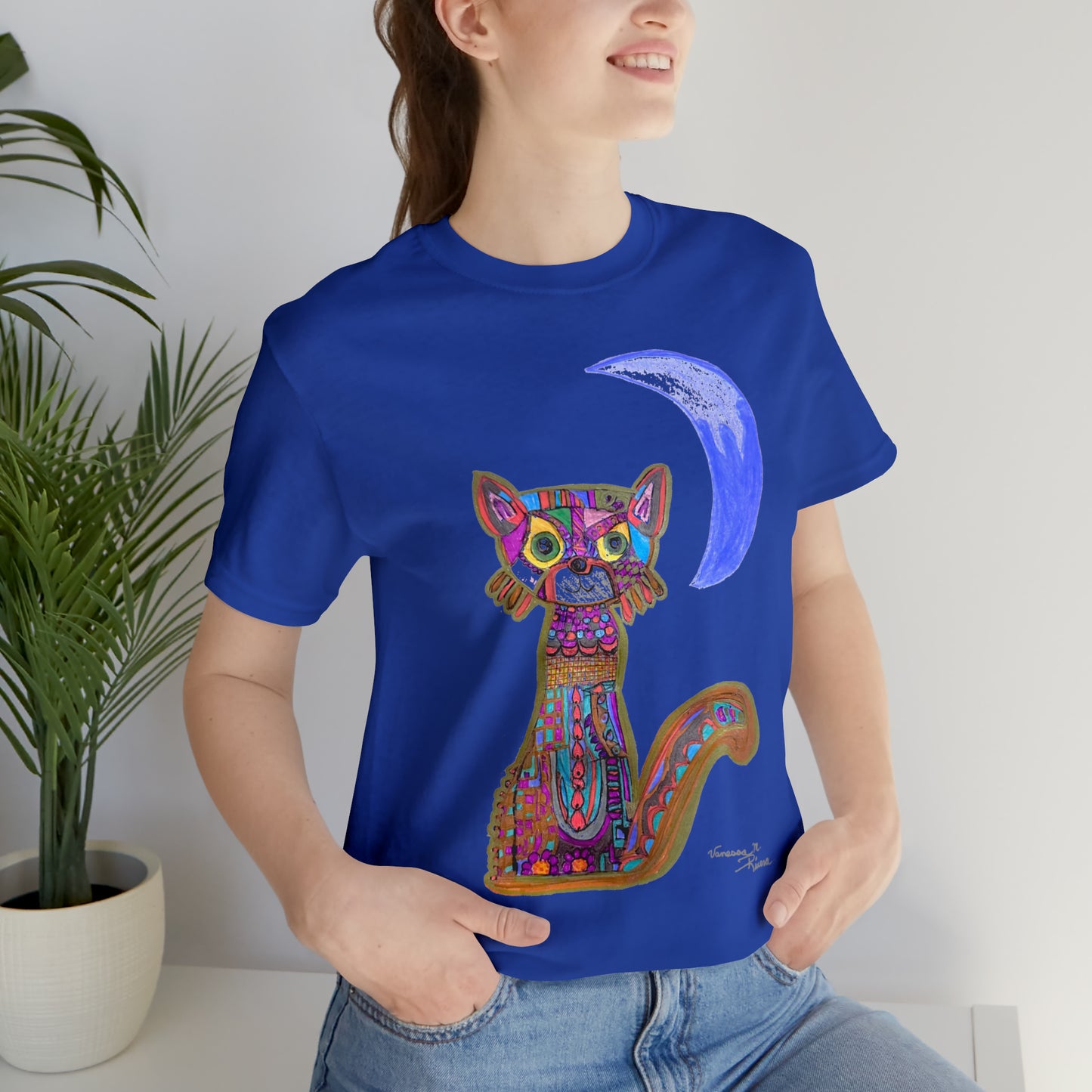 Cat - Unisex Jersey Short Sleeve Tee