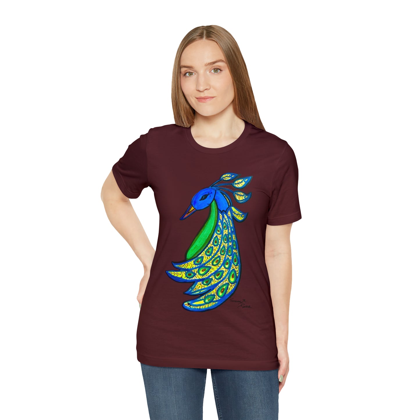 Peacock - Unisex Jersey Short Sleeve Tee