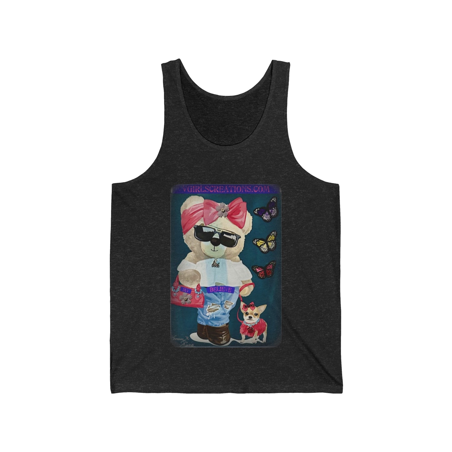 Bear - Unisex Jersey Tank