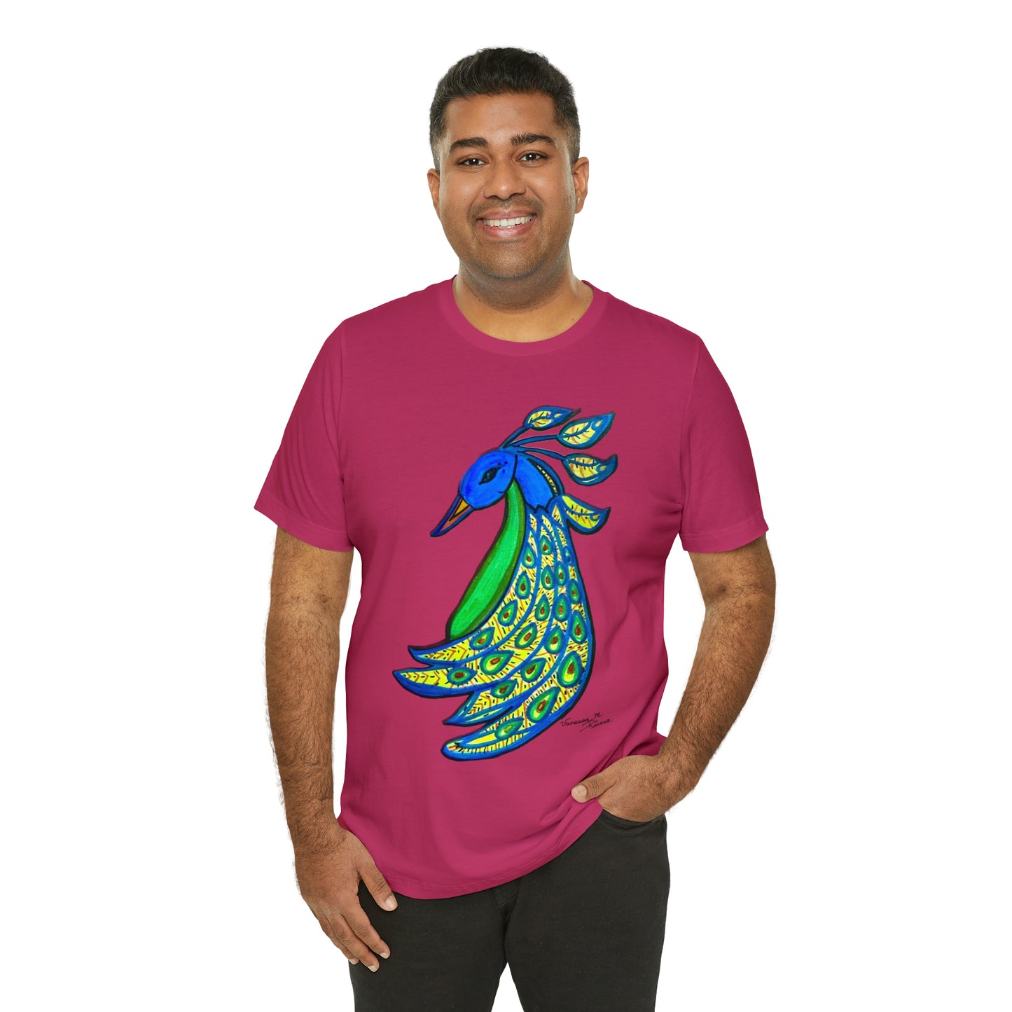 Peacock - Unisex Jersey Short Sleeve Tee