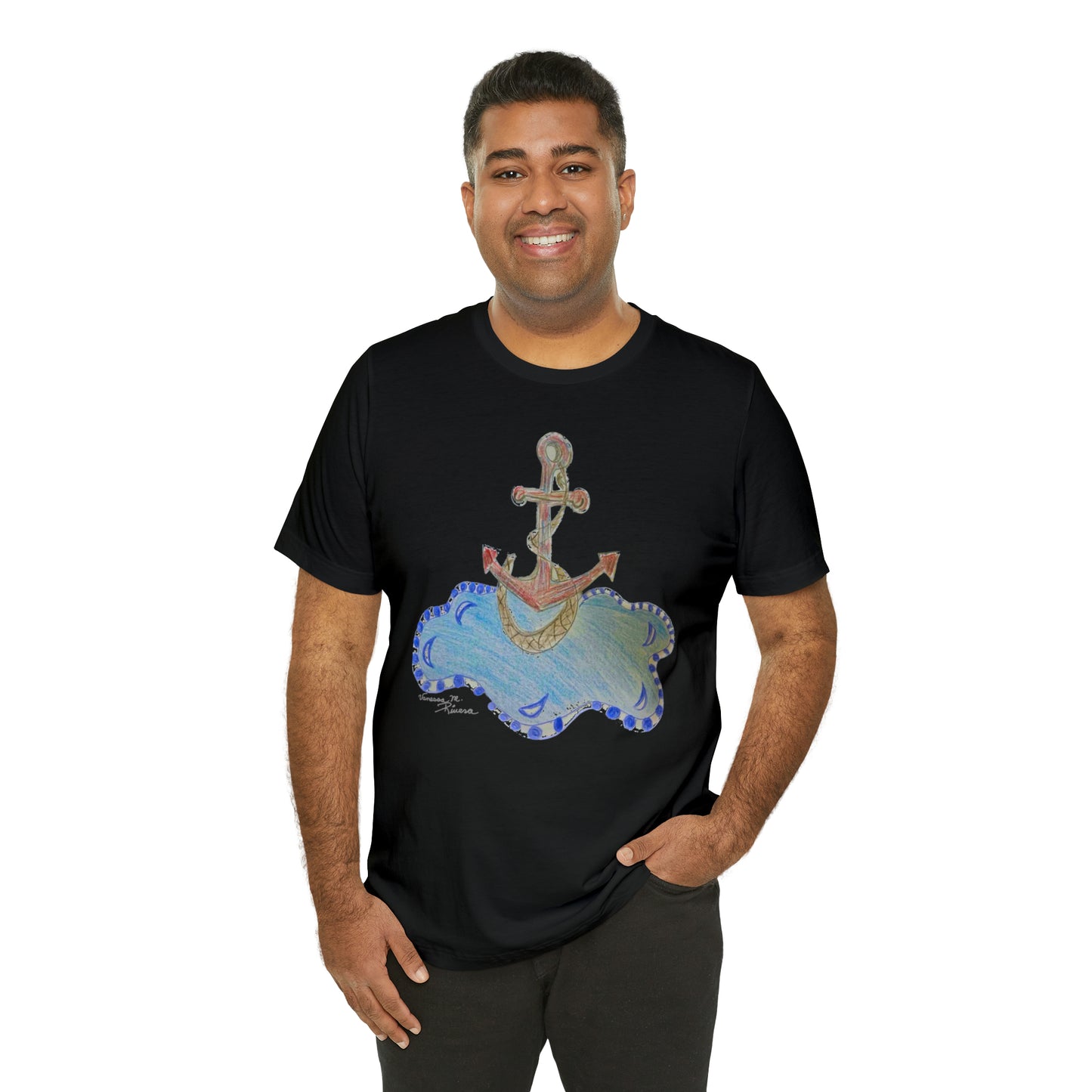 Anchor - Unisex Jersey Short Sleeve Tee