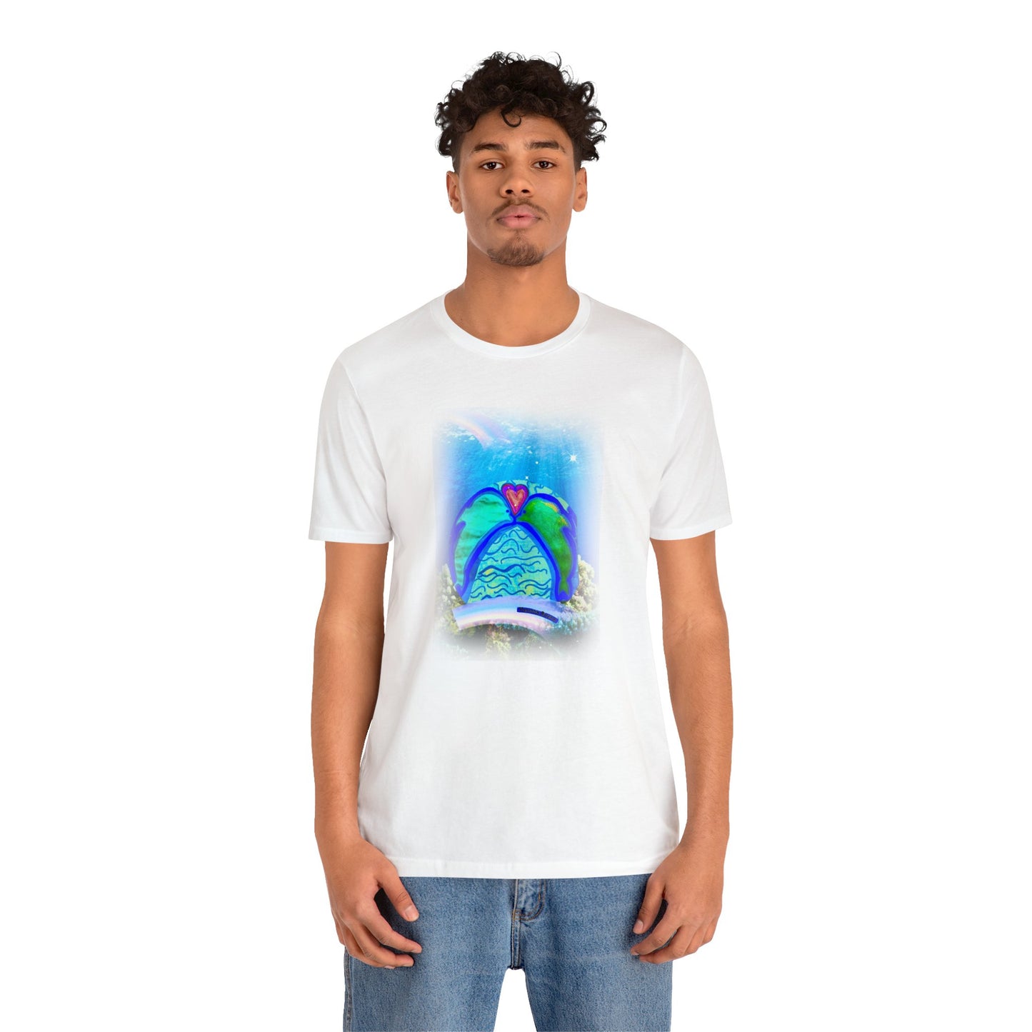 dolphin - Unisex Jersey Short Sleeve Tee