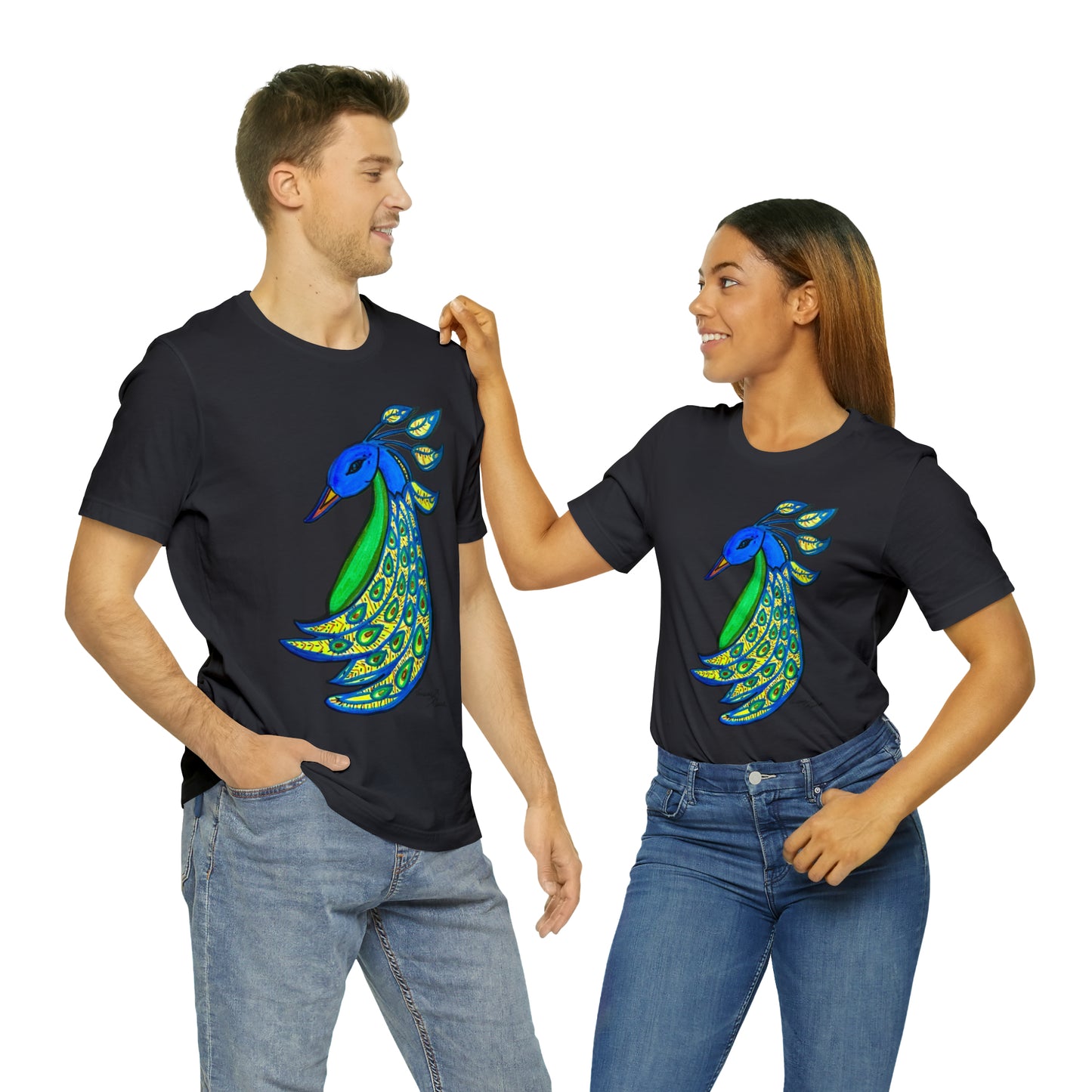 Peacock - Unisex Jersey Short Sleeve Tee