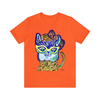 Cat - Unisex Jersey Short Sleeve Tee