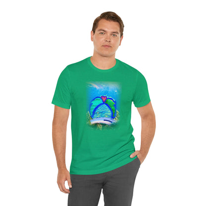 dolphin - Unisex Jersey Short Sleeve Tee