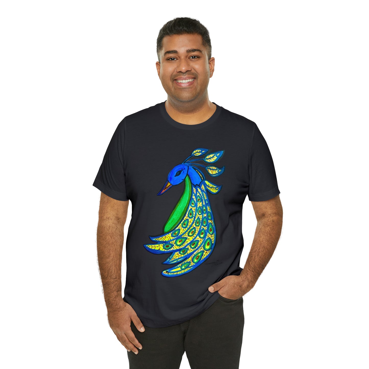 Peacock - Unisex Jersey Short Sleeve Tee