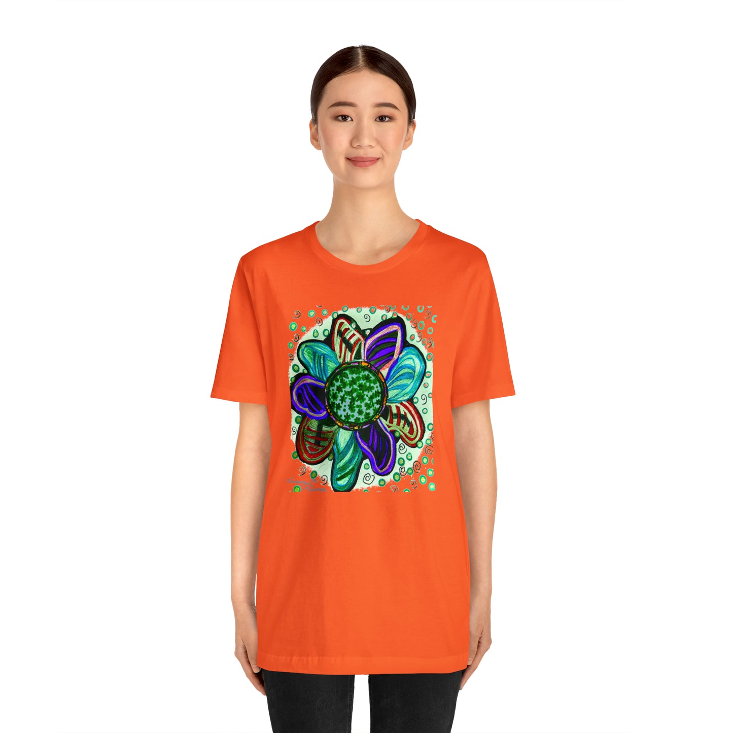 flower - Unisex Jersey Short Sleeve Tee