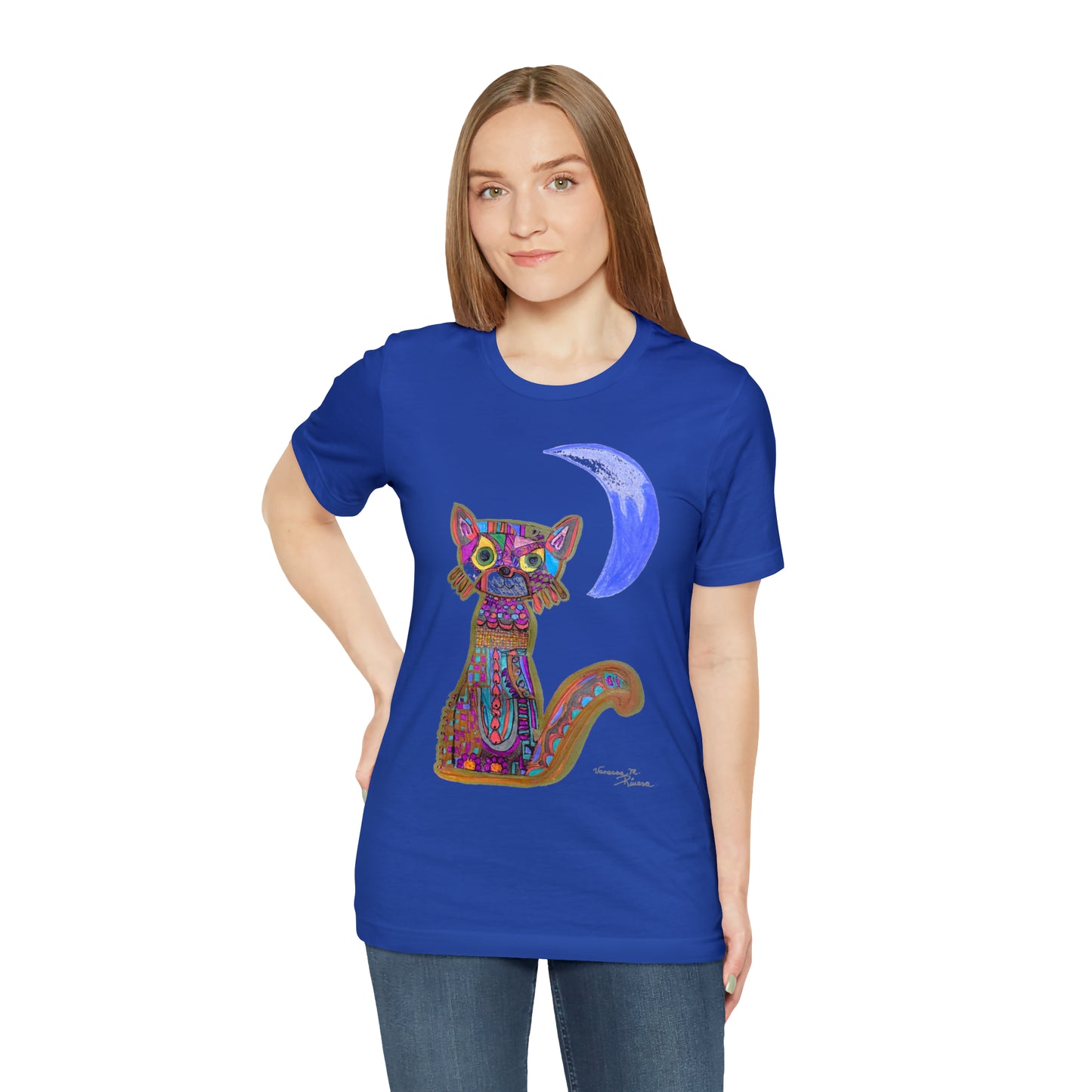 Cat - Unisex Jersey Short Sleeve Tee