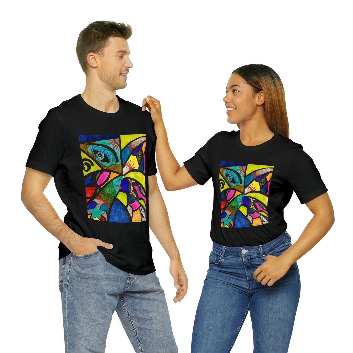 Abstract - Unisex Jersey Short Sleeve Tee