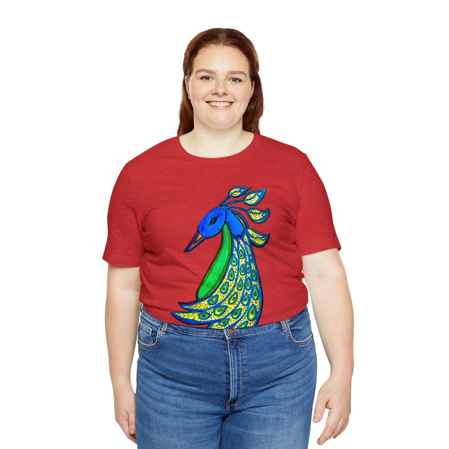 Peacock - Unisex Jersey Short Sleeve Tee