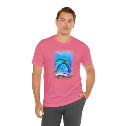 dolphin - Unisex Jersey Short Sleeve Tee