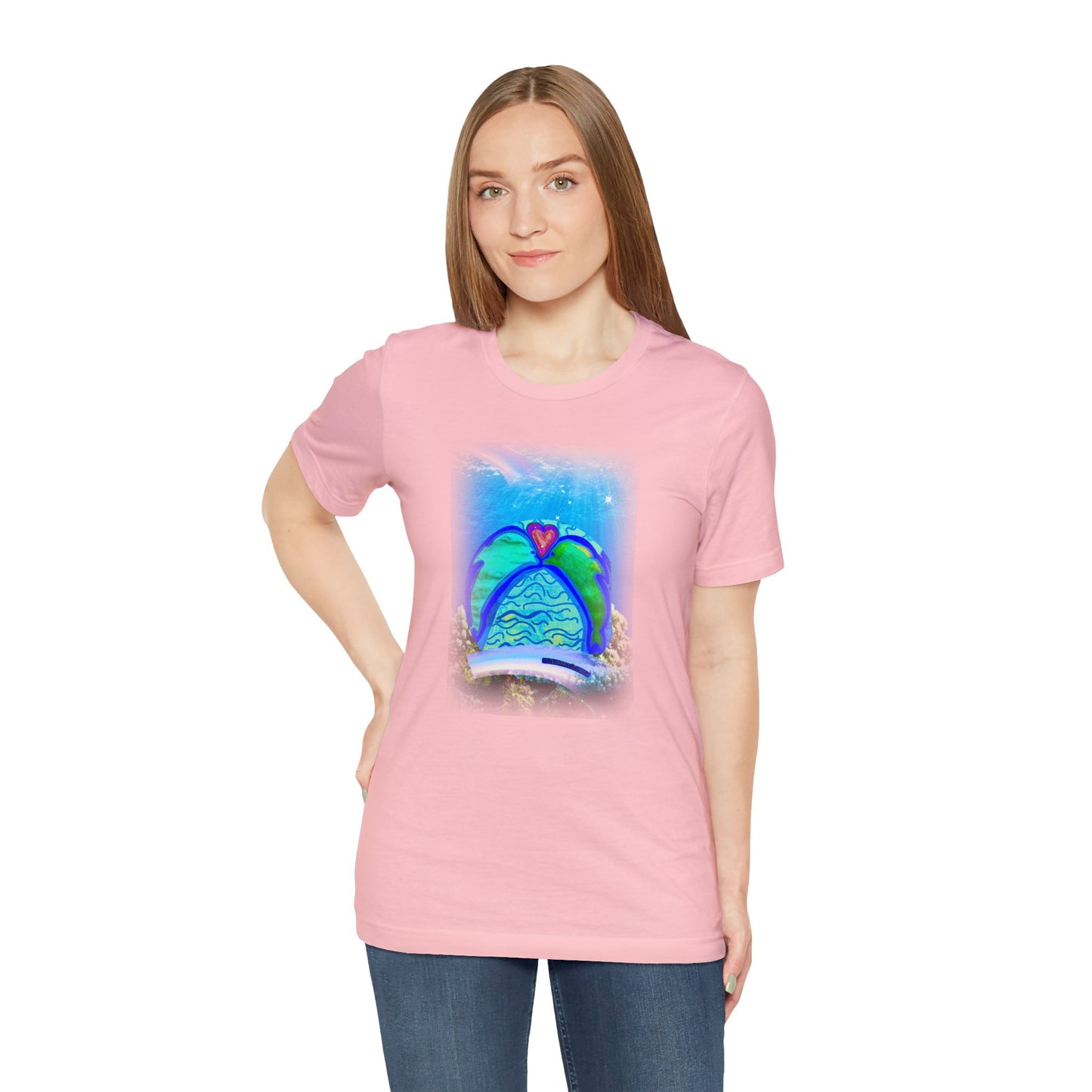 dolphin - Unisex Jersey Short Sleeve Tee