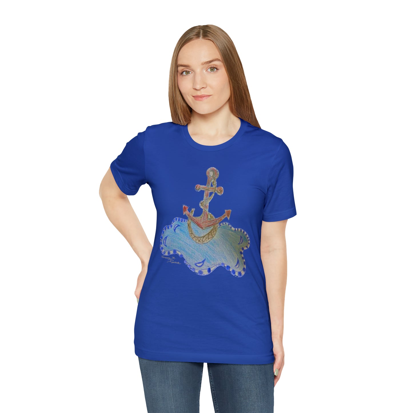 Anchor - Unisex Jersey Short Sleeve Tee