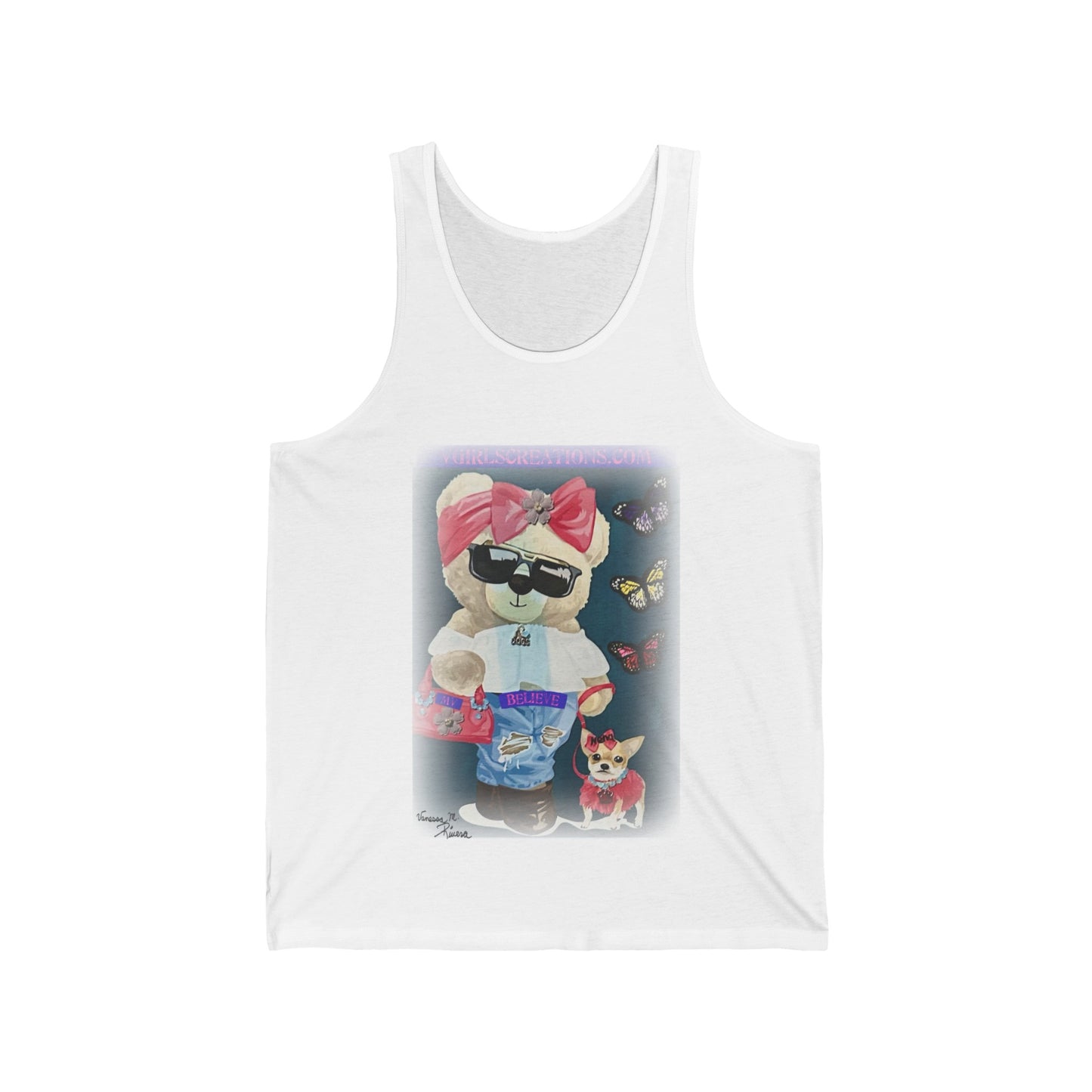 Bear - Unisex Jersey Tank