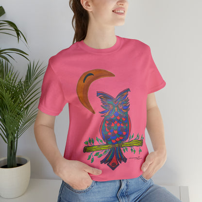 Owl - Unisex Jersey Short Sleeve Tee